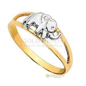 ANILLO ELEFANTE NINO 10K