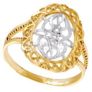 ANILLO FLOR 7 PETALOS BOTON 10K