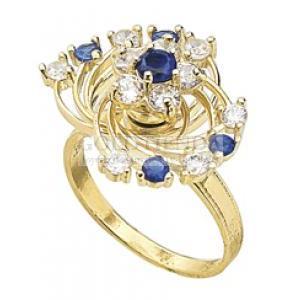 ANILLO RECTANGULO 6 BAGUETTES