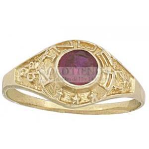 ANILLO RECTANGULO 6 BAGUETTES