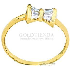 ANILLO MONO TRAPECIOS 10K