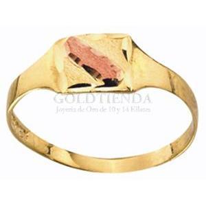 ANILLO PLANCHA CUADRITO NIÑA 1