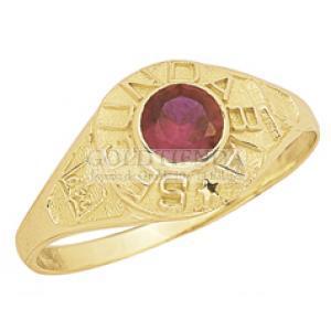 ANILLO SECUNARIA RUBI N7 10K