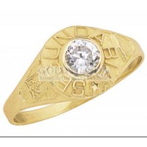 ANILLO SECUNDARIA CIRCONIA N7 10K