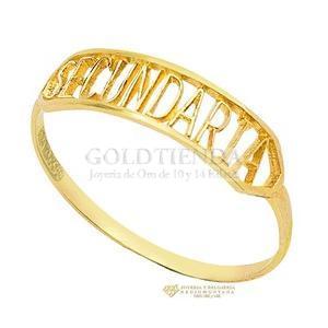 ANILLO SECUNDARIA FAJITO N6 10K