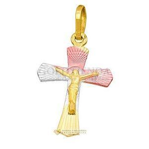 CRUZ 3 COL CON CRISTO N1 10K