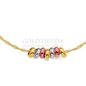 PULSERA BOLITAS COL 18CM