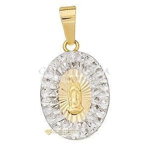 MEDALA GUADALUPE MULTIPLE PIEDRA N1 10K