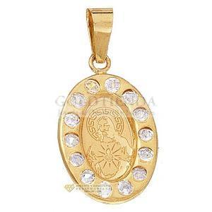 MEDALLA SAGRADO CORAZON CIRC. N1 10K