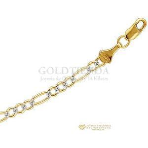 PULSERA 070 3X1 RODIO 18CM 14K