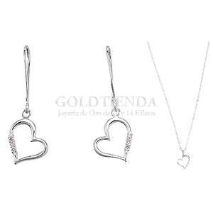 SET CORAZON ARETE GARGANTILLA .925